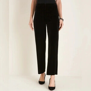 Chico’s Velvet Travelers Pull On Elastic High Rise Waist No Tummy Pants